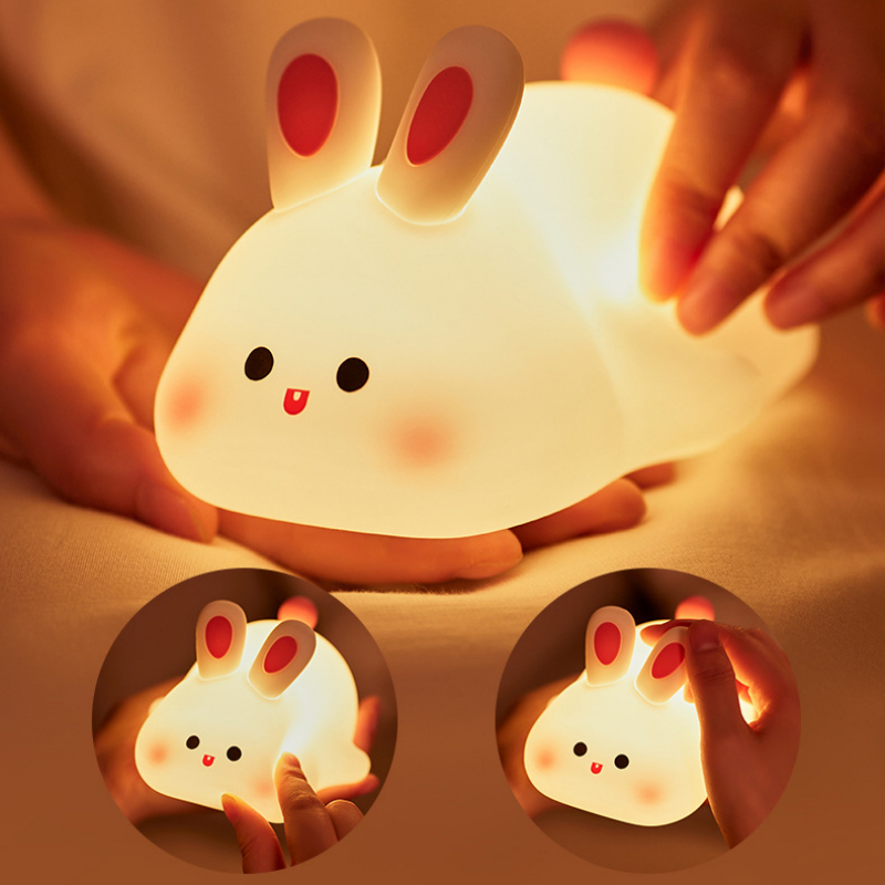 Bunny Glow Touch Sensor Kids Night Light