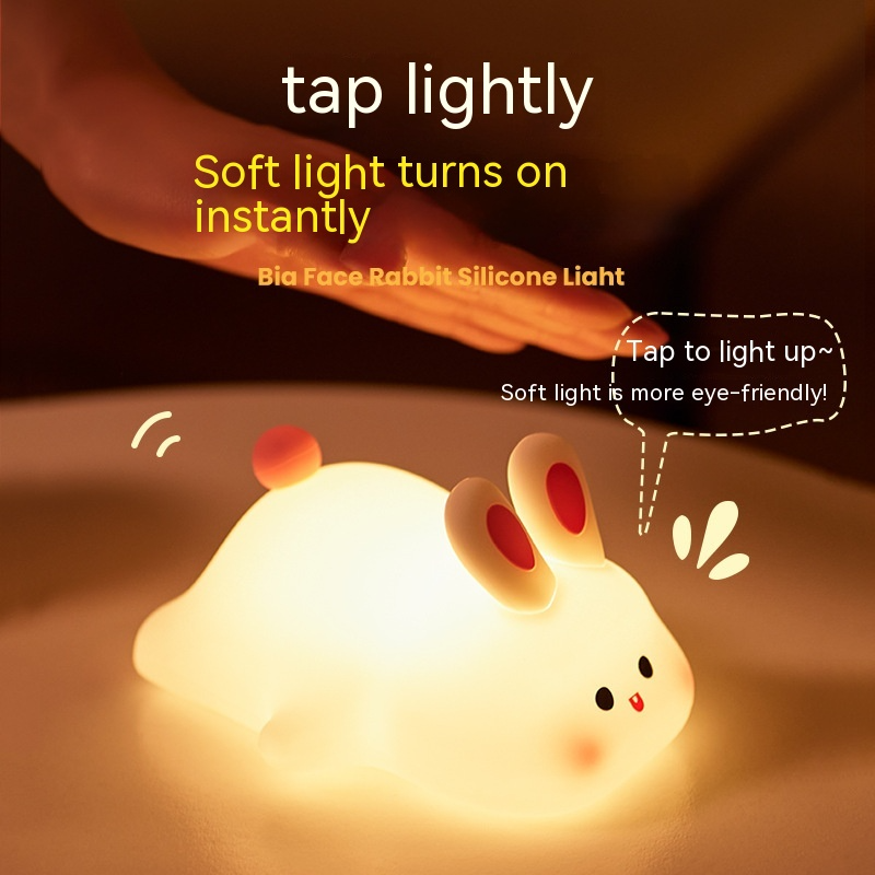 Bunny Glow Touch Sensor Kids Night Light